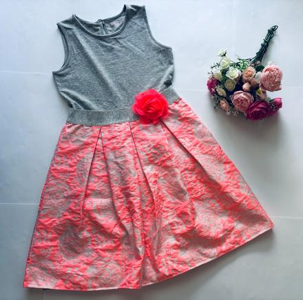 Ob/ šaty společenské třpitivé - v.10/11 let, nutmeg,146