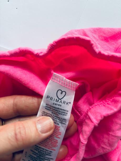 Kraťasy růžové neonové minnie - v. 2/3 roky, primark,98