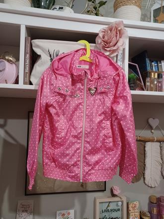 Neonová šusťákovka h&m, h&m,128