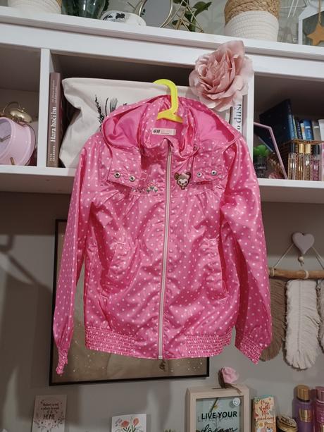 Neonová šusťákovka h&m, h&m,128