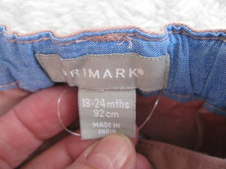 Dívčí,elastické šortky,kraťasy, primark,92
