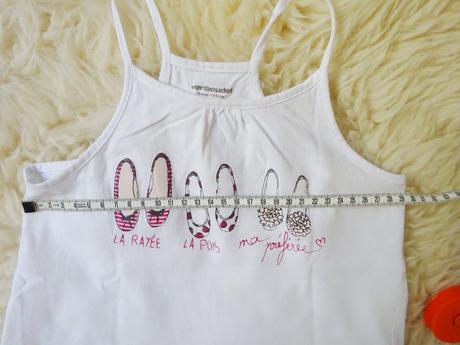 Letní top na ramínka, vertbaudet,110