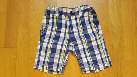 Kostkované kraťasy, palomino,98