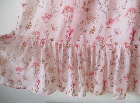 Dlouhé květované šaty růžové carmen orsay s 36, orsay,s