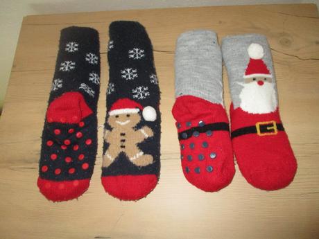 Ponožky  2 x - vánoční, 28