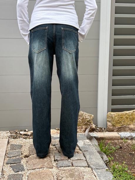 Bershka baggy low waist 32 zkracena delka, bershka,32