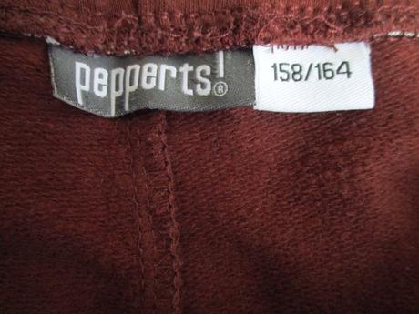 Dívčí bavlněné termo legíny hnědé pepperts 158 164, pepperts,158