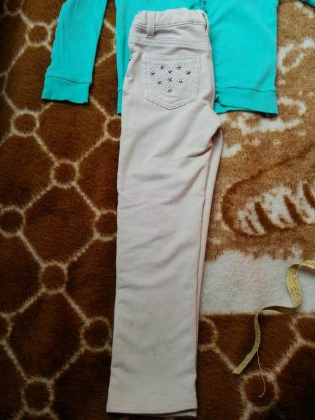 Kalhoty a tričko 110/116 5-6 let, 110