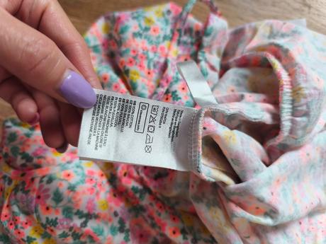 Kytičkový letní overal h&m 134/140, h&m,140