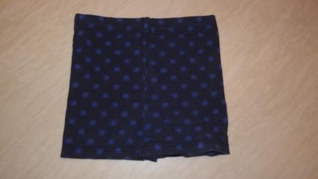 Černé kraťasy s fialovými kostičkami 86/92, 86