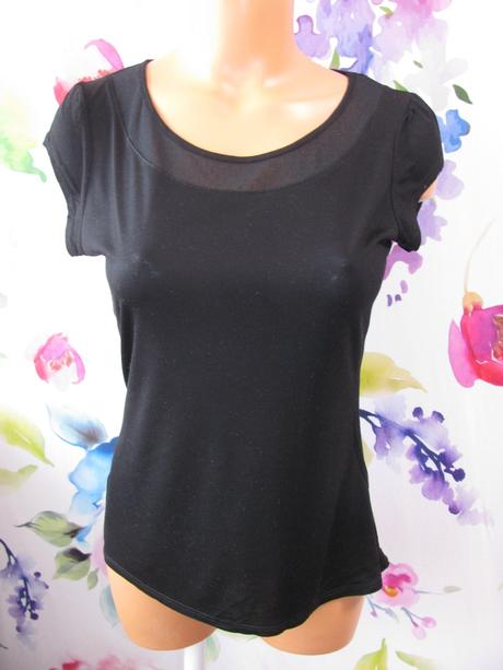 Dámská elastická černá halenka, promod,34