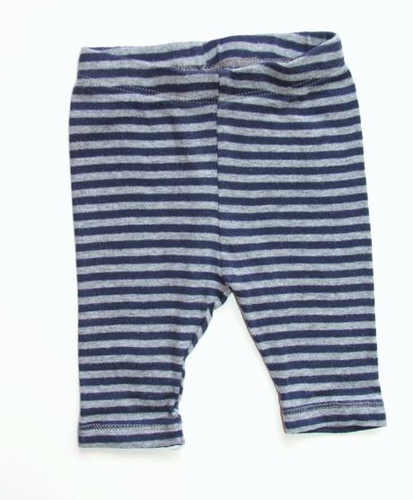 J605 pruhované novorozenecké legíny, matalan,50