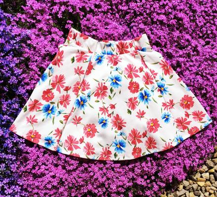 Sukně a květy- vel xs-s-m, new yorker,s