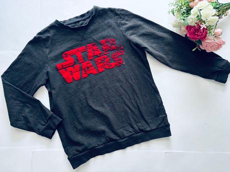Triko černé star wars- v.8/9 let, george,134