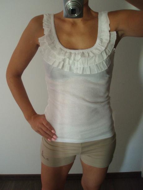 Béžové elastické kraťasy, m