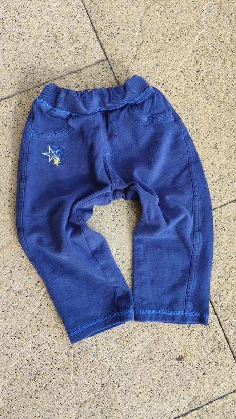 Tepláky / tepláčky tmavě modré, lupilu,86