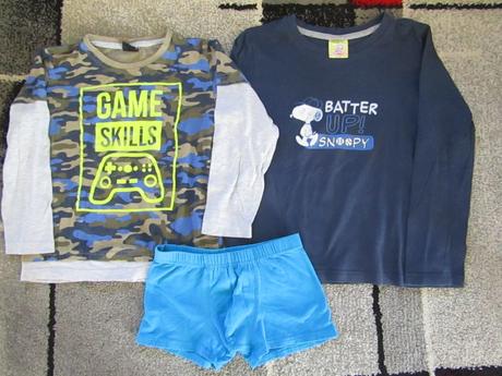 Trička pro kluka +trenýrky vel.122+128 kiky & koko, kiki&koko,122