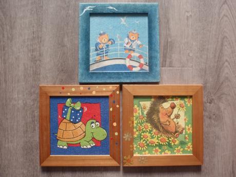 Obraz-obrázek ubrousková metoda 3 kusy., 