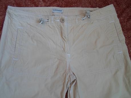 Béžové 3/4 kalhoty kraťasy, clockhouse,40