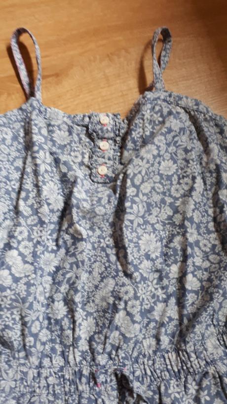Lehoučký letní dívčí overálek, h&m,140