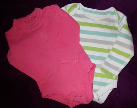 Body roláčkové+pruhované - vel.74-80, bhs,74