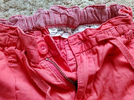 Vel.74, h&m, dětské, dívčí plátěné kalhoty, h&m,74