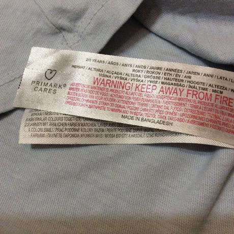 Bavlněný crop top s jednorožcem, primark,98