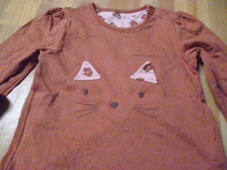 Kočičkové triko 2-3 nutmeg, nutmeg,98
