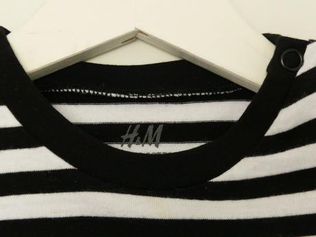Pruhované tričko, h&m,74