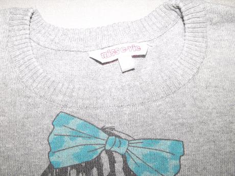 Dlhý sivý pulóver miss e-vie, evie angel,128