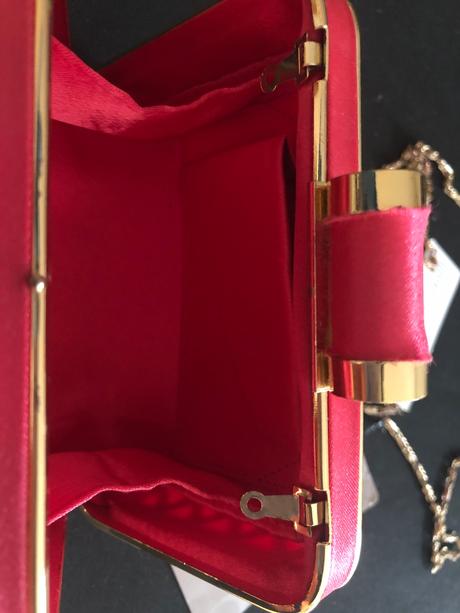 Kabelka psaníčko orsay růžovou-zlata s řetízkem, orsay