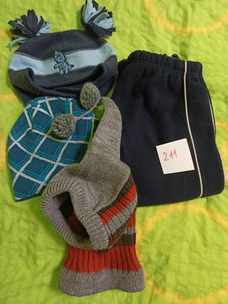 Teplé tepláky a čepice, 104–116