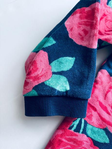 Mikina s květy - v.92, h&m,92