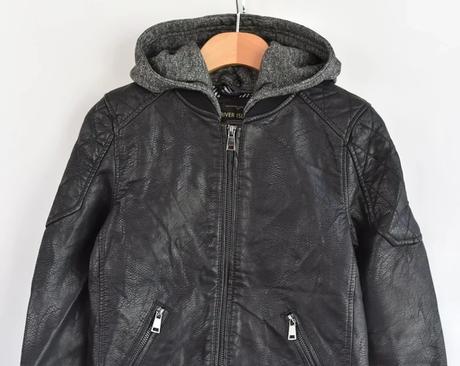 Bunda koženková vel. 8 let, river island,128