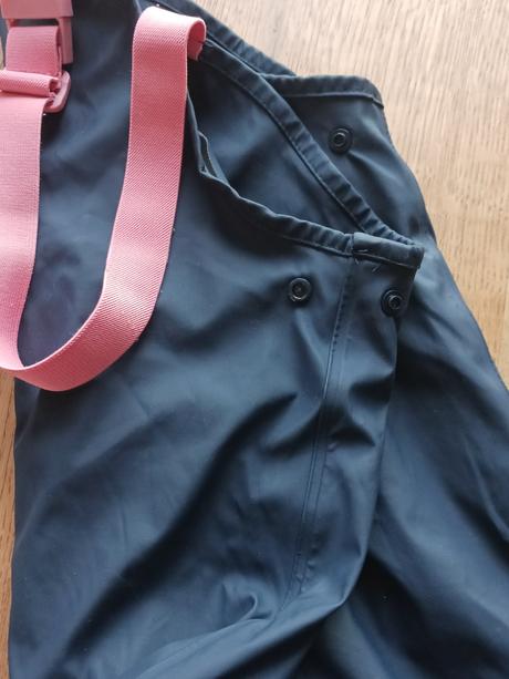 Zateplené kalhoty do deště č.122/128, 122