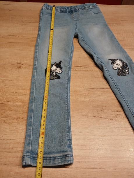 Džíny/legíny/džegíny unicorn vel. 122, sinsay,122