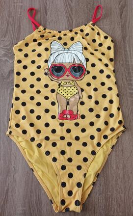 Dívčí plavky žluté lol, 158
