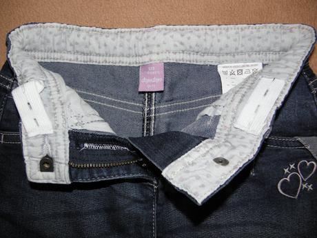 Riflová / džínová sukýnka zn. dopodopo vel.128, dopodopo,128