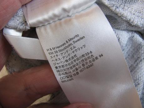 Dámská halenka z pleteniny, šedý střik, h&m,m