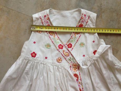 Zavinovací šaty 1,5-2r výšivka mothercare květiny, mothercare,92