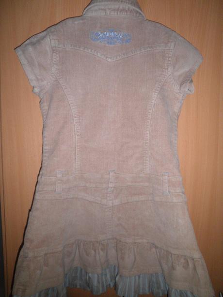 Manšestrové šaty / šatovka, 128