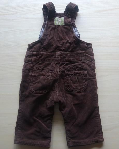 Hnědé manšestrové laclíky, vel. 74, h&m,74