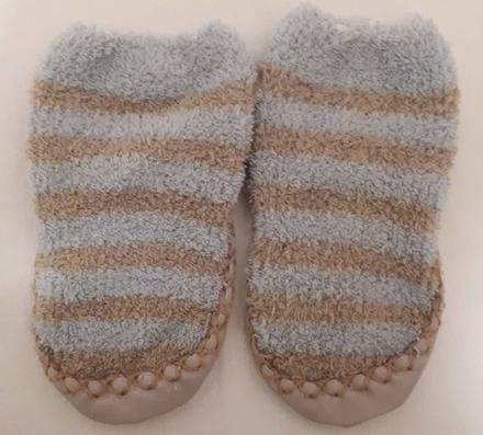 Dětské froté ponožky s protiskluzem, vel.74/80, 22