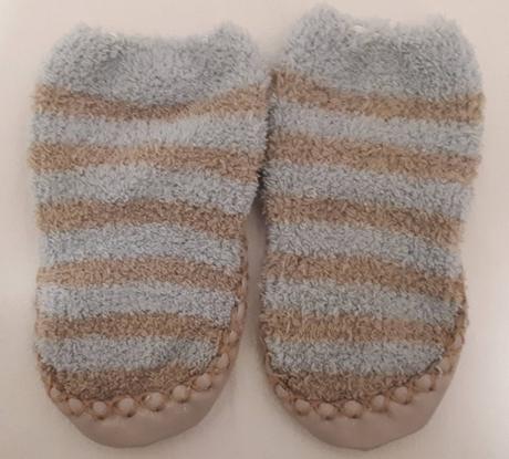 Dětské froté ponožky s protiskluzem, vel.74/80, 22