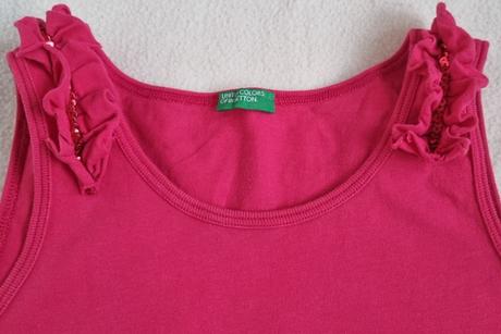 Letní tričko- tílko, benetton,134