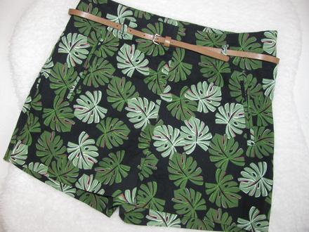 Elastické kraťasy, šortky s listy, st. bernard,36