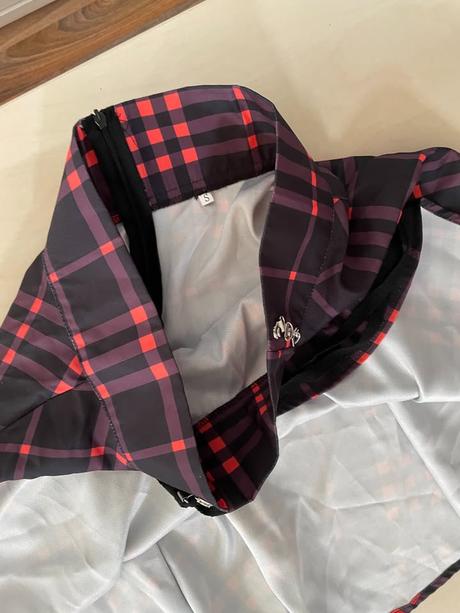 Nová káro sukně se šněrováním, vel s, s