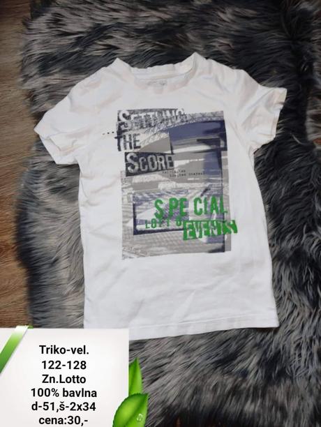 Triko-vel.122-128, lotto,122
