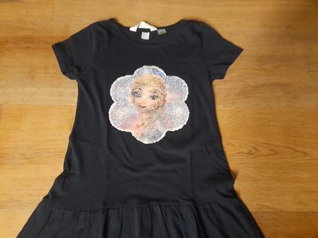 Šaty - převracecí filtry, h&m 134/140, nové, h&m,134