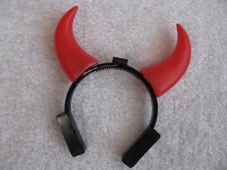 Vánoční čelenka-čertí rohy, 